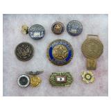 Military Pins: Marine, American Legion