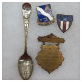 1897 Pioneer Reunion Souvenir w/Admiral Dewey...