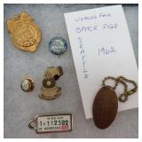 10K BRA Pin plus 1962 World