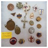 Antique Jerusalem Souvenirs & Religious Pins