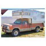 1973 Dodge Pickup w/ Camper