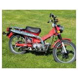 1984 Honda CT110 Dual Sport Motorcycle