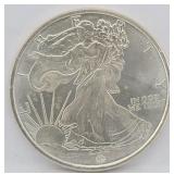 One Troy Oz .999 Fine Silver Round Walking Liberty