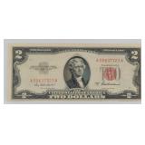 1953 A $2 Bill - Red Seal