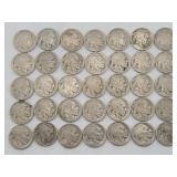 (35) Indian Head Buffalo Nickels - No Dates