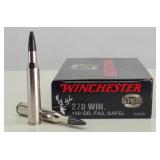(20rd) .270 Win. Fail Safe  WINCHESTER Ammo