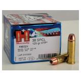 (25rd) .38 Spl XTP HP HORNADY Ammo