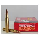 (20rd) 30-06 Sprg FMJ BT AMERICAN EAGLE Ammo