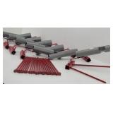 (10) Ice Fishing Rod Holders in 5 gal Bucket