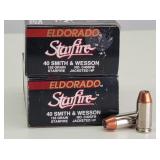 40rd 40 S&W JHP Starfire Ammo