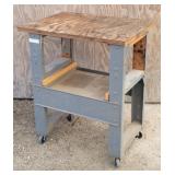 Shop / Garage Work Table on Casters