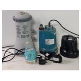 (7) Pumps: Submersible, Fountain, Pool...