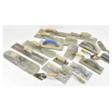 (19) Concrete Finishing Hand Trowels
