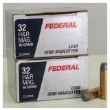 34rd 32 H&R Mag Semi-Wadcutter Federal Ammo