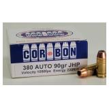 20rd 380 ACP JHP Corbon Ammo