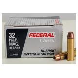 20rd 32 H&R Mag Hi-Shok JHP Federal Ammo