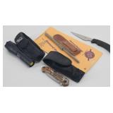 Eze-Lap Diamond Sharpener w/ Leather Sheath, ...