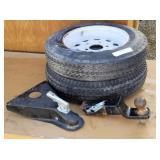 Trailer Lot: 2" A-Frame Hitch, Drop Hitch...