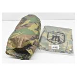 Camo Sleeping Bag & Camo Poncho