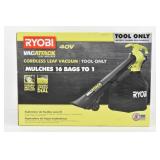 Ryobi 40V Vac Attack Cordless Leaf Vacuum (Tool
