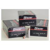 150rd 357 Mag JHP Blazer Aluminum Case Ammo