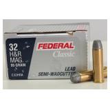 20rd 32 H&R Mag Semi-Wadcutter Federal Ammo