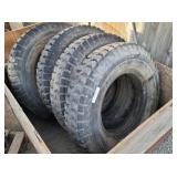 Set of 4 Tractor Tires 8.25-20 Nylon 10 Ply Rating