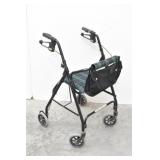 Medline Rolling Walker w/ Seat & Storage Bag