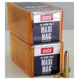 100rd 22 WMR TMJ Maxi Mag CCI Ammo