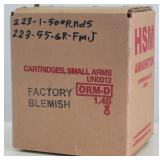 500rd 223 FMJ Bulk Ammo