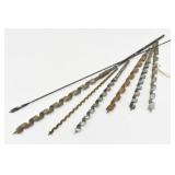 (7) Auger Bits (see pictures for lengths)