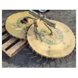 (2) Pollard Wheel Rakes