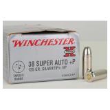 50rd 38 Super Auto+P Silvertip HP Winchester Ammo