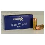 50rd 40 S&W FMJ Independence Ammo