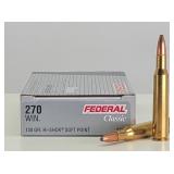 20rd 270 Win Hi-Shok SP Federal Ammo