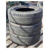 (3) Michelin Defender Tires 265/70R17, 4920