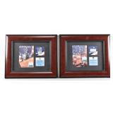 (2) Limited Edition Framed Patriotic Stamp Prints