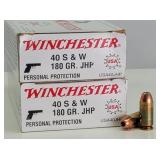 88rd 40 S&W JHP Winchester Ammo