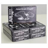 100rd 223 Rem FMJ American Eagle Ammo