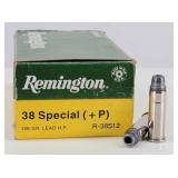 50rd 38 Spl+P Lead HP Remington Ammo