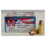 25rd 9mm XTP Hornady Ammo