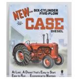 Old Fashion Metal Case 500 Diesel Tractor  Sign