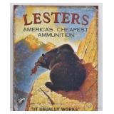Lester's Ammunition Metal Sign (new)