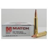 20rd .300 Win Mag ELD MATCH Hornady Ammo