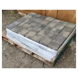 Pallet of Concrete Pavers Dark Grey