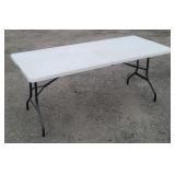 6' X 29'   Folding Table Molded Plastic Top