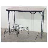 Decorative Metal Plant Stand 3 Tier, Folding Table