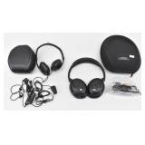 BOSE & SONY Headphones w/ Cases