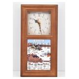 Charles Wysocki 'Best of Times' Wall Clock Cabin