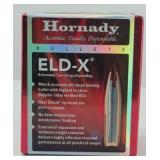 100ct .30/.308 212gr ELD-X Hornady Bullets